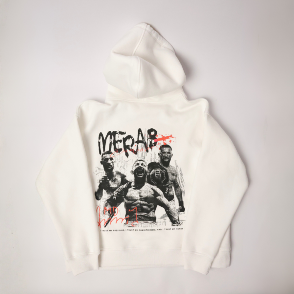 THE MACHINE— Limited Drop Hoodie White